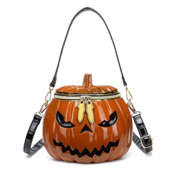 Halloween Handbags - Pumpkin 🎃 Halloween PVC Crossbody Purse